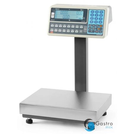 Waga platformowa LCD z wysięgnikiem i z legalizacją, 60 kg, TEM, 342x386x(H)499mm |... 