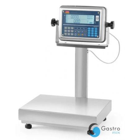 Waga platformowa LCD z wysięgnikiem i z legalizacją, 60 kg, TEM, 342x386x(H)534mm|... 