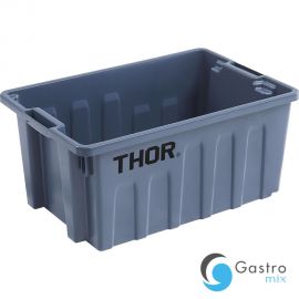 pojemnik transportowy do żywności bez pokrywy, szary, Gredil, V 40 l | 062530 stalgast