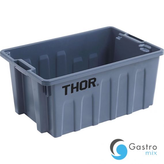 pojemnik transportowy do żywności bez pokrywy, szary, Gredil, V 40 l | 062530 stalgast 