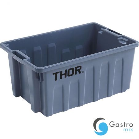 pojemnik transportowy do żywności bez pokrywy, szary, Gredil, V 40 l | 062530 stalgast 