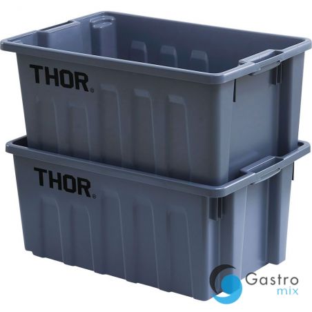 pojemnik transportowy do żywności bez pokrywy, szary, Gredil, V 40 l | 062530 stalgast 