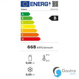  witryna chłodnicza, ekspozycyjna, Gredil, V 347 l | 850347 stalgast