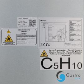  szafa chłodnicza ze stali nierdzewnej na nóżkach, Frost, GN 2/1, V 460 l | 835622 stalgast