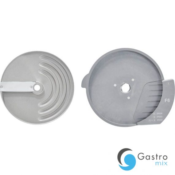 tarcza tnąca, frytki 6x6 mm, zestaw, Ø 190 mm | 714167 stalgast 