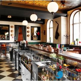  Moduł pomocniczy Boston Cafe do montowania przy kącikach kawowych, Oxygen, 400x650x(h)900mm |...