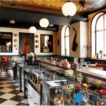 Moduł pomocniczy Boston Cafe do montowania przy kącikach kawowych, Oxygen, 400x650x(h)900mm |... 