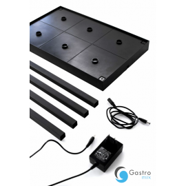  Baza ładująca do lamp 6 gniazd czarna - VERLO | V-LBA-000 tom-gast