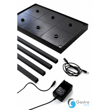 Baza ładująca do lamp 6 gniazd czarna - VERLO | V-LBA-000 tom-gast 