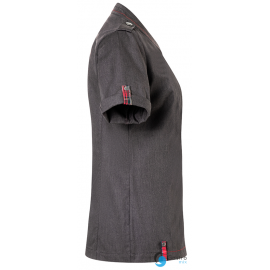  Damska Bluza Kucharska ROCK CHEF® Krótki Rękaw ROZMIAR 34 | RCJF14  KARLOVSKY