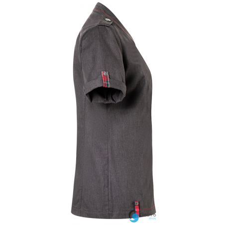 Damska Bluza Kucharska ROCK CHEF® Krótki Rękaw ROZMIAR 38 | RCJF14  KARLOVSKY 