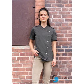 Damska Bluza Kucharska ROCK CHEF® Krótki Rękaw ROZMIAR 38 | RCJF14  KARLOVSKY