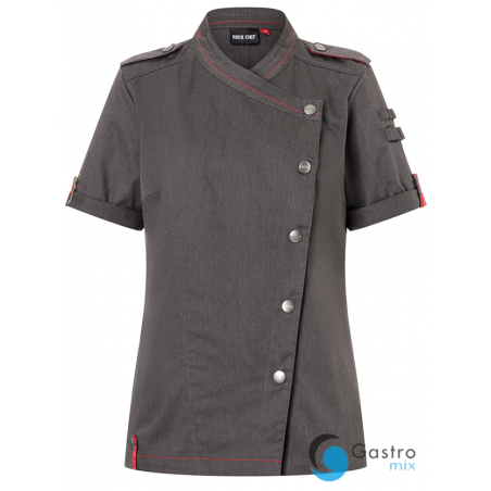 Damska Bluza Kucharska ROCK CHEF® Krótki Rękaw ROZMIAR 42 | RCJF14  KARLOVSKY 