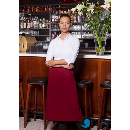 Zapaska Bistro Apron BASIC| BBSS1/4  bordo KARLOWSKY 