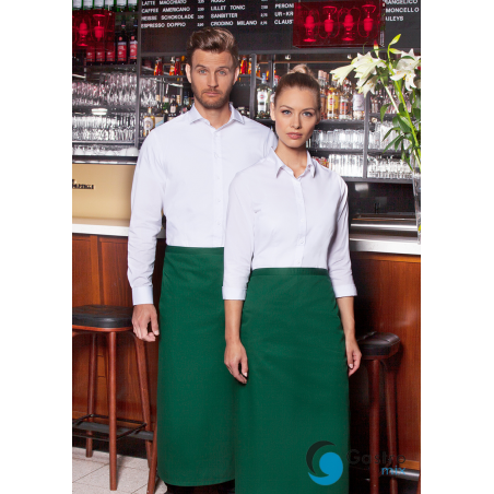 Zapaska Bistro Apron BASIC| BBSS1/32 forest green KARLOWSKY 