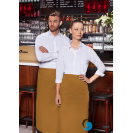 Zapaska Bistro Apron BASIC| BBSS1/87 musztarda  KARLOWSKY