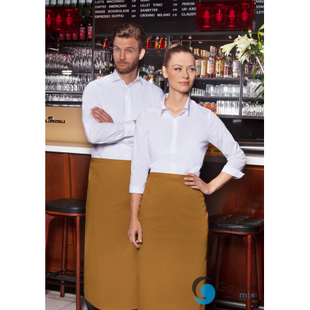 Zapaska Bistro Apron BASIC| BBSS1/87 musztarda  KARLOWSKY 