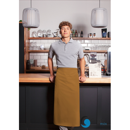 Zapaska Bistro Apron BASIC| BBSS1/87 musztarda  KARLOWSKY 