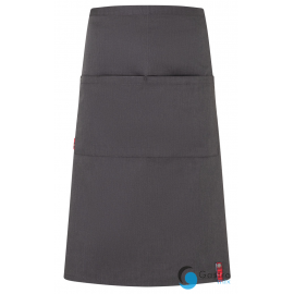 Zapaska Bistro Apron DENIM STYLE ROCK CHEF® - vintage black|  RCBSS7/16  karlowsky