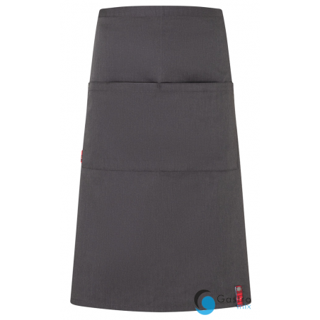 Zapaska Bistro Apron DENIM STYLE ROCK CHEF® - vintage black|  RCBSS7/16  karlowsky 