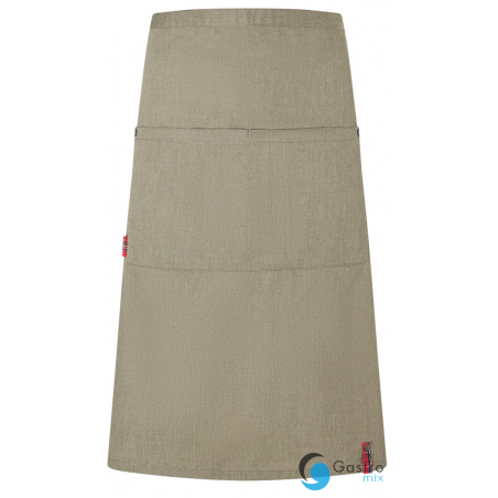 Zapaska Bistro Apron DENIM STYLE ROCK CHEF® - vintage moos|  RCBSS7/103  karlowsky 