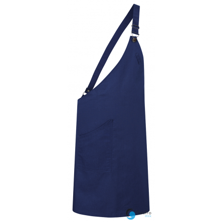 Fartuch Asymetryczny Bib Apron CLASSIC| LS36/10 GRANATOWY KARLOWSKY 