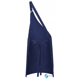  Fartuch Asymetryczny Bib Apron CLASSIC| LS36/10 GRANATOWY KARLOWSKY