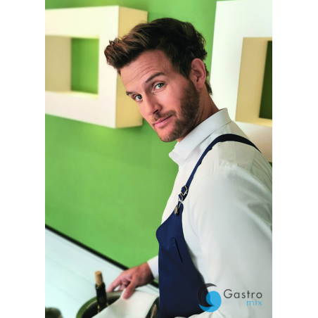 Fartuch Asymetryczny Bib Apron CLASSIC| LS36/10 GRANATOWY KARLOWSKY 
