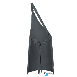  Fartuch Asymetryczny Bib Apron CLASSIC| LS36/5 ANTRACYT KARLOWSKY