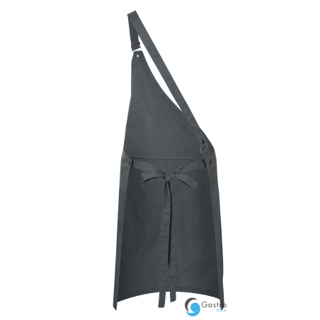 Fartuch Asymetryczny Bib Apron CLASSIC| LS36/5 ANTRACYT KARLOWSKY 