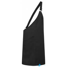 Fartuch Asymetryczny Bib Apron CLASSIC| LS36/1 CZARNY KARLOWSKY