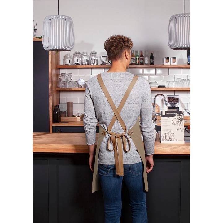 Fartuch Bib Apron URBAN-LOOK | LS38/85 BEIGE KARLOWSKY