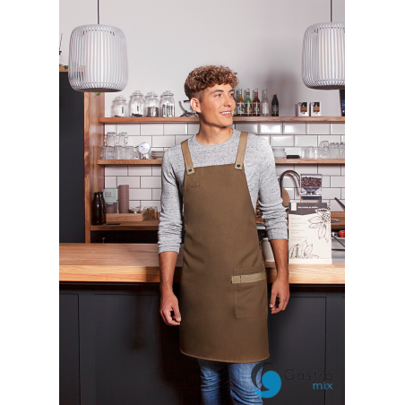 Fartuch Bib Apron URBAN-LOOK | LS38/84 cynamon KARLOWSKY 
