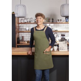 Fartuch Bib Apron URBAN-LOOK | LS38/79 moss green  KARLOWSKY
