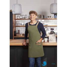 Fartuch Bib Apron URBAN-LOOK | LS38/79 moss green  KARLOWSKY