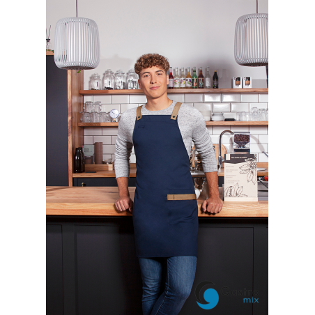 Fartuch Bib Apron URBAN-LOOK | LS38/83 granat  KARLOWSKY 
