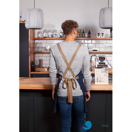 Fartuch Bib Apron URBAN-LOOK | LS38/83 granat  KARLOWSKY 
