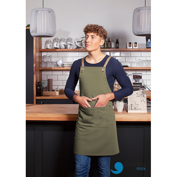Fartuch Bib Apron URBAN-NATURE | LS39/79 moss green  karlowsky 
