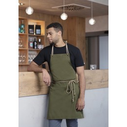 Fartuch Bib Apron NEW-NATURE| LS40/79 moss green karlowsky