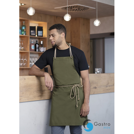 Fartuch Bib Apron NEW-NATURE| LS40/79 moss green karlowsky 