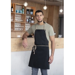Fartuch Bib Apron NEW-NATURE| LS40/1 czarny  karlowsky