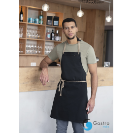 Fartuch Bib Apron NEW-NATURE| LS40/1 czarny  karlowsky