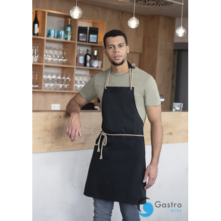 Fartuch Bib Apron NEW-NATURE| LS40/1 czarny  karlowsky 