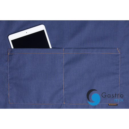 Fartuch Bib Apron JEANS-STYLE – BLUE| LS22/15 KARLOWSKY 