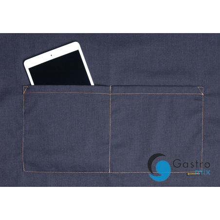 Fartuch Bib Apron JEANS-STYLE – BLACK| LS22/16 KARLOWSKY 