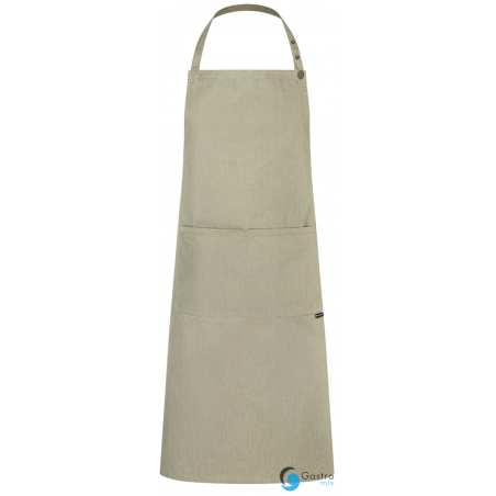 Fartuch Bib Apron JEANS-STYLE -  MOSS GREEN | LS22/103 KARLOWSKY 