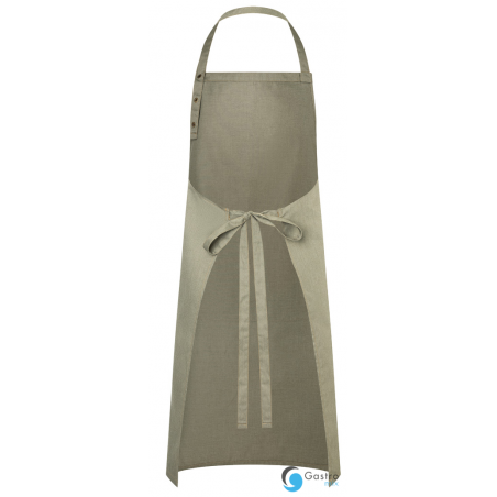 Fartuch Bib Apron JEANS-STYLE -  MOSS GREEN | LS22/103 KARLOWSKY 