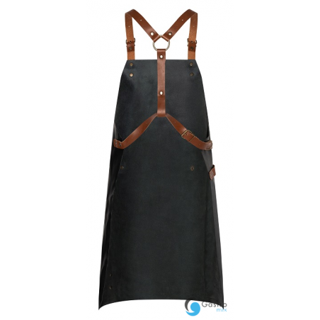 Fartuch Skórzany Bib Apron X-STYLE | LS35/1 CZARNY KARLOWSKY 
