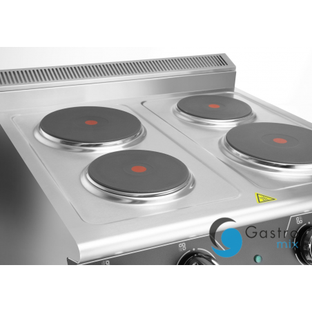 Kuchnia elektryczna, 4 pola okrągłe, z szafką| GREC4C GRAFEN 