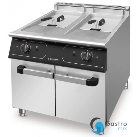 Frytownica 2x24l  elektryczna z szafką | GREF2C grafen 